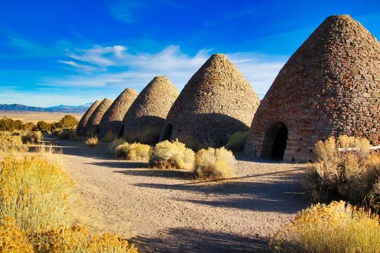 Autumn at Ward Charcoal Ovens Near Ely Nevada.