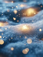 Spectacular Blue Glitter Background