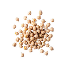 Pile of Dried Chickpeas