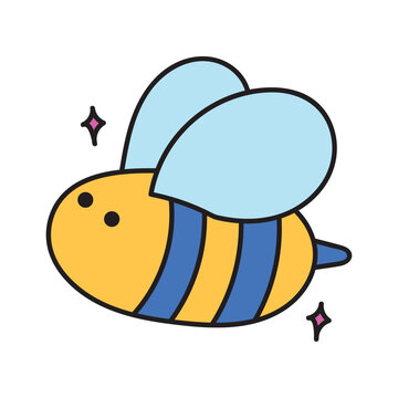 recommend clip art: Animal Doodle Illustration - Bee
