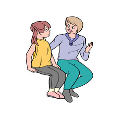 Illustration on working together