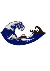 Japan ocean wave cat rat bird in boat