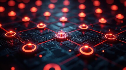 AI Network Connections in Dark Cyber Environment