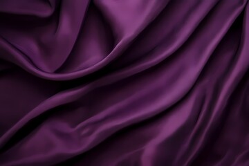 Obraz premium Deep Aubergine Satin Fabric Texture Background