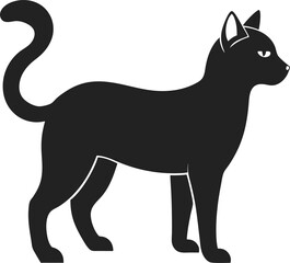 black cat silhouette