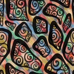 Naklejka premium seamless floral pattern