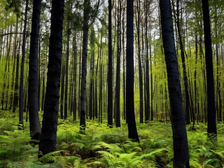 Fototapeta premium trees in the forest