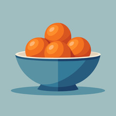 Gulab Jamun an Indian and Pakistani sweet in bowl