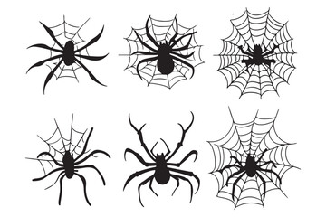 Spider Design, Cobweb Graphic, Halloween Spider, Spider Web Clipart, Arachnid Art, Creepy Crawlies, Spider Illustration, Web Design Element, Spooky Spider, Cobweb Digital Art, Gothic Spider, Scary Spi