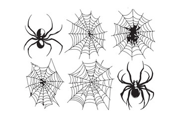 Spider Design, Cobweb Graphic, Halloween Spider, Spider Web Clipart, Arachnid Art, Creepy Crawlies, Spider Illustration, Web Design Element, Spooky Spider, Cobweb Digital Art, Gothic Spider, Scary Spi