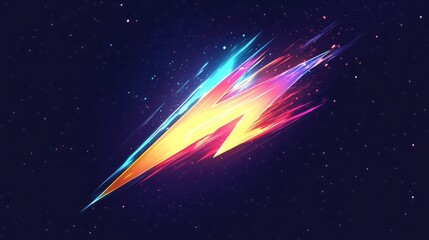 Flash Light Glitch Logo