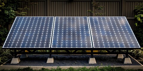 solar panels on a roof