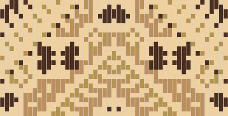 Square Islamic Geometric Patterns Printablefolk Embroidery, Aztec Geometric Ornament Print. Design for Carpet, Wallpaper, Clothing, Wrapping, Fabric