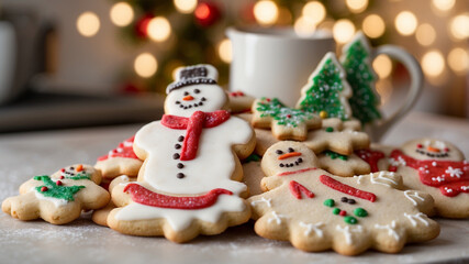 Obraz premium Christmas Sugar Cookies