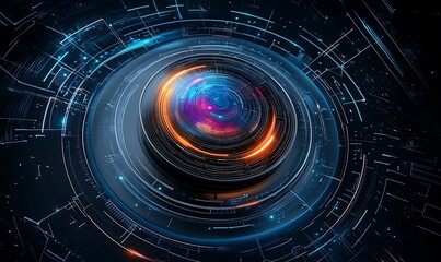 3D View of Abstract Cognitive Development Concept