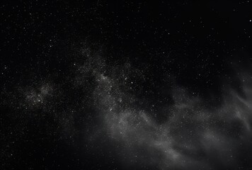 A Night Sky Filled with Stars and Nebulas