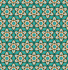 Islamic seamless pattern and background vector illustration. Arabesque geometric vector design.
