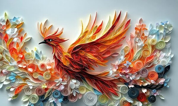 Phoenix Paper Art