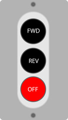control box buttons3 FWD-REV-OFF