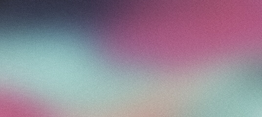 Abstract colorful gradient background blending pink and blue with grainy texture