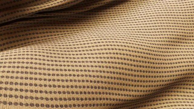 Black Dots Woven Cotton Fabric Cloth Simulation