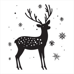 christmas deer
