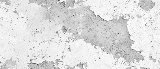 Obraz premium Seamless of Panorama of White grey concrete texture