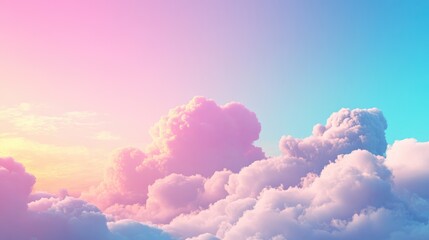 sweet color tone cloud sky cloudscape nature for background