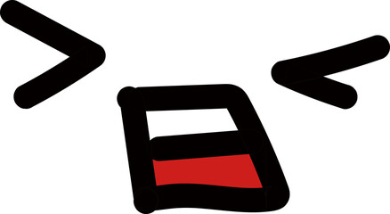 Frustrated Face Emoji