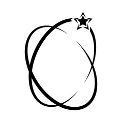 Y2K geometric shapes. Abstract geometric minimalistic shape. Trendy star and circle. Vector illustration concept  © HNUArt