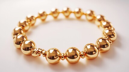 Obraz premium Gold Bead Bracelet