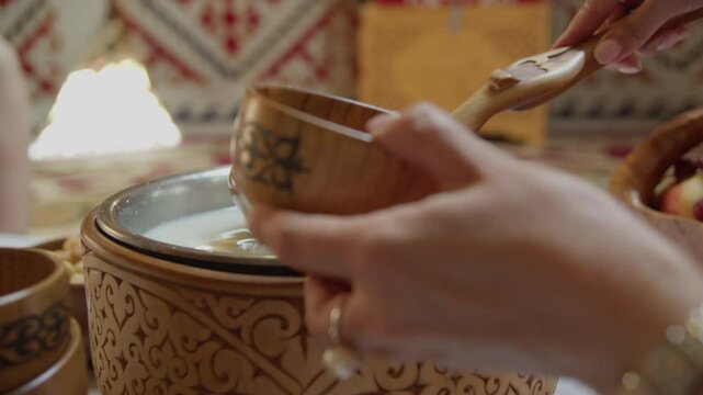 Ancient national traditions of the Kazakhs. Kazakh national food.