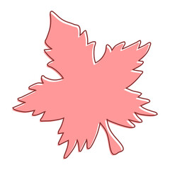 red maple leaf