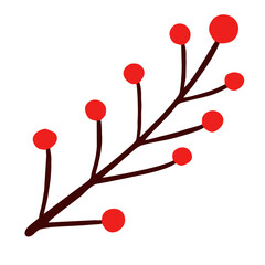 christmas decorations on white