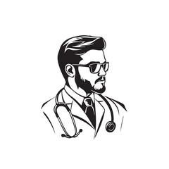 Doctor icons for medical, medical and hospital applications and websites