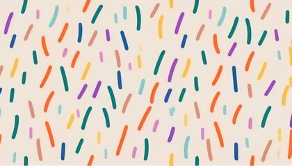 Multicolored Festive Background Funky Abstract Design with Playful Sprinkles