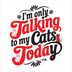 Cats eps vector t shirt design