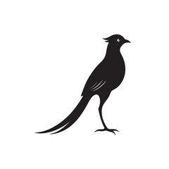 Bird black silhouette clip art