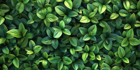 Nature's Shine. Smooth, glossy, and waxy leaves, showcasing plant textures