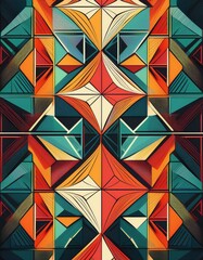 Abstract geometric pattern