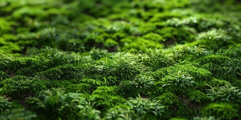 Lush and Organic. Soft, spongy, and absorbent moss, plant texture.