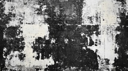 Abstract grunge background in black and white, with a distressed texture that emphasizes a rugged and vintage feel
