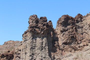 Fototapeta premium Cruising the Colorodo River, Viewing the Waves, the Cliffs & Monkey Rock!