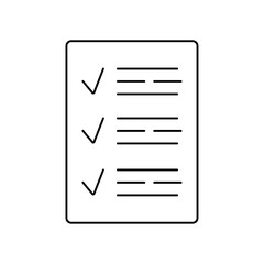 Checklist icon,for graphic and web design