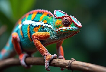 Obraz premium Colorful Panther Chameleon