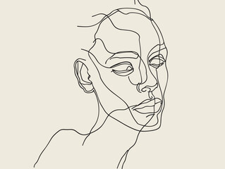 Cash Figure in One-Line Drawing: Minimalistic Black Line Outline on White for Stock Illustration