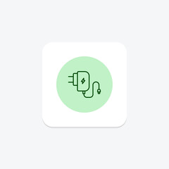 Energy Saving Charger pentaglow , vector, pixel perfect, illustrator file