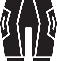 Short Pant Glyph Icon