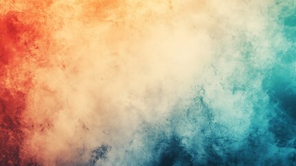 Obraz premium Abstract blue and cream textured painted hues backdrop illustration