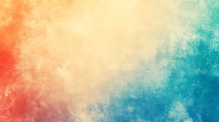 Fototapeta premium Abstract blue and cream textured painted hues backdrop illustration
